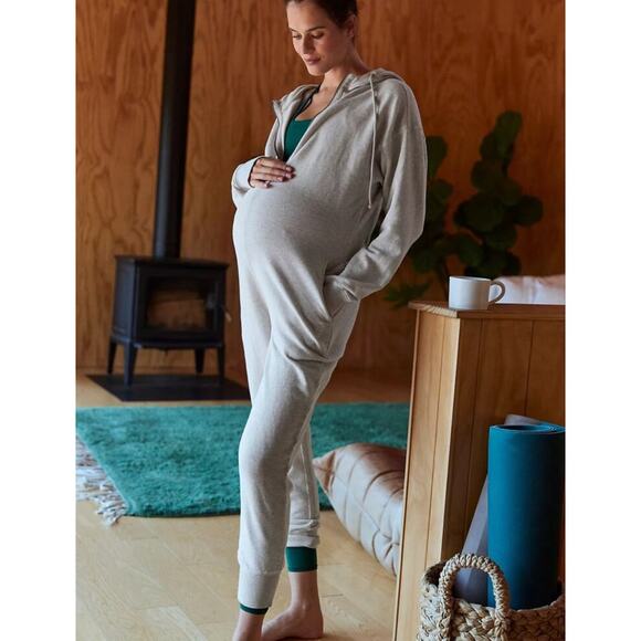 NWT FP Movement x Hatch Warm Up Jumpsuit In Heather Gray Size Small - Picture 1 of 8